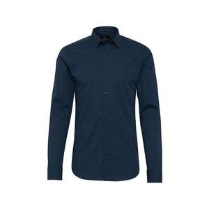 SCOTCH & SODA Biznis košeľa 'NOS - Classic longsleeve shirt in crispy cotton/lycra qualit' tmavomodrá vyobraziť