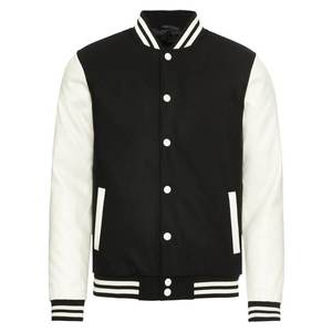 Urban Classics Prechodná bunda 'Oldschool College Jacket' čierna vyobraziť