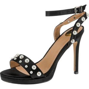 BUFFALO Remienkové sandále hnedé / čierna vyobraziť