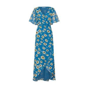 GLAMOROUS Letné šaty modré / zlatá žltá vyobraziť