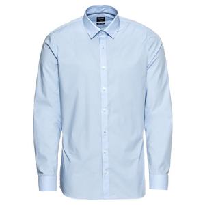 OLYMP Biznis košeľa 'No. 6 Uni Pop' modré vyobraziť