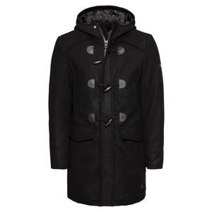 INDICODE JEANS Zimný kabát 'Liam Solid' čierna vyobraziť