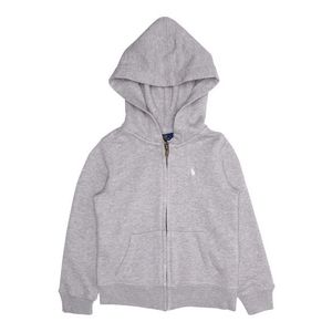 POLO RALPH LAUREN Tepláková bunda 'FZ HOODIE-TOPS-KNIT' sivá vyobraziť