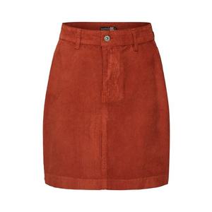 Boohoo Sukňa 'Cord Mini Skirt' červené vyobraziť