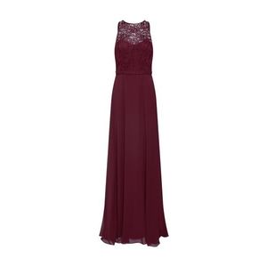 STAR NIGHT Večerné šaty 'long dress misuol lace & chiffon' burgundská vyobraziť