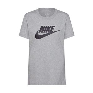 Nike Sportswear Tričko 'Futura' sivá melírovaná / čierna vyobraziť