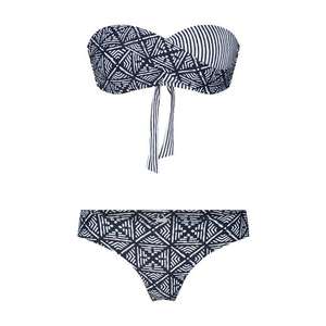 RIP CURL Bikiny 'COAST TO COAST BANDEAU SET' sivá / antracitová vyobraziť