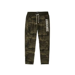 Abercrombie & Fitch Nohavice 'Forever Logo Classic Pant Camo' olivová vyobraziť