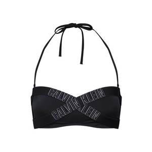 Calvin Klein Swimwear Bikinový top 'BANDEAU-RP' čierna vyobraziť