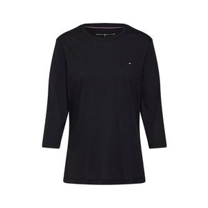 TOMMY HILFIGER Tričko 'HERITAGE CREW NECK 3' čierna vyobraziť