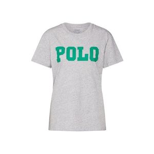 POLO RALPH LAUREN Tričko 'BIG POLO' sivá / zelená vyobraziť