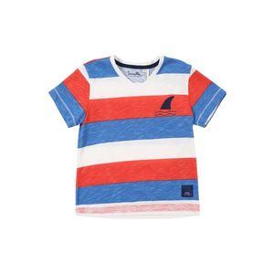 Sanetta Kidswear Tričko modré / svetločervená / biela vyobraziť