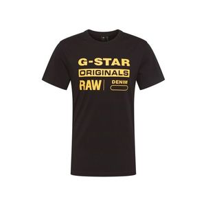 G-Star RAW Tričko 'Graphic 8' žlté / čierna vyobraziť