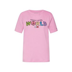 Tommy Jeans Tričko zmiešané farby / ružová vyobraziť