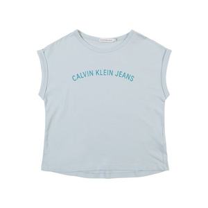 Calvin Klein Jeans Top svetlomodrá / petrolejová vyobraziť