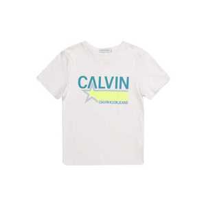 Calvin Klein Jeans Tričko 'CALVIN STAR' svetlomodrá / svetlozelená / biela vyobraziť