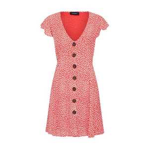 MINKPINK Letné šaty 'TINY BLOOM' červené / biela vyobraziť