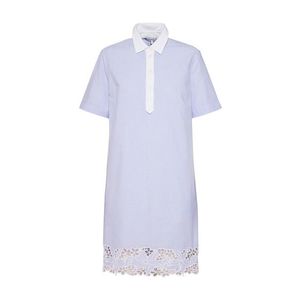 TOMMY HILFIGER Košeľové šaty 'Evie' kráľovská modrá / biela vyobraziť
