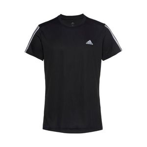 ADIDAS PERFORMANCE Funkčné tričko 'Running 3-Streifen' čierna / biela vyobraziť