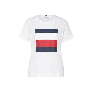 TOMMY HILFIGER Tričko 'CATHY' tmavomodrá / červené / biela vyobraziť