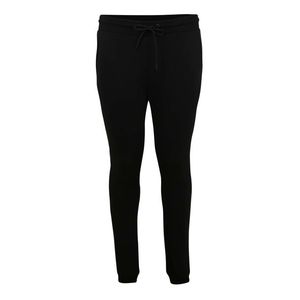 Urban Classics Curvy Nohavice 'Ladies Tech Mesh Side Stripe Sweatpants' čierna vyobraziť