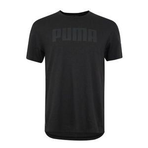 PUMA Funkčné tričko 'Graphic Tee' tmavosivá / čierna vyobraziť