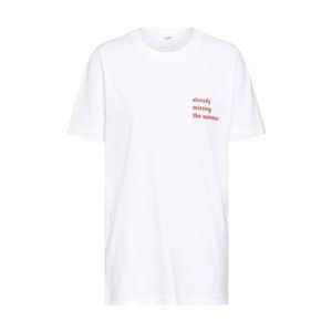 Merchcode Tričko 'Missing Summer' červené / biela vyobraziť