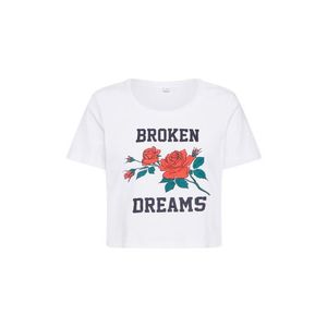 Merchcode Tričko 'Broken Dreams' zmiešané farby / biela vyobraziť