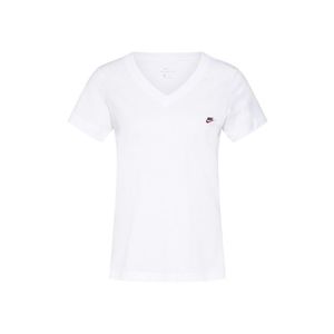 Nike Sportswear Tričko červené / čierna / biela vyobraziť