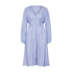 ABOUT YOU Košeľové šaty 'Asya' modré / biela vyobraziť