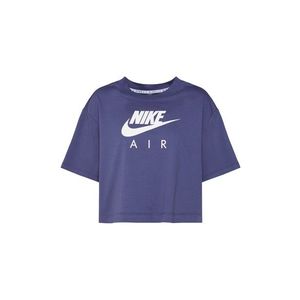 Nike Sportswear Tričko tmavofialová / biela vyobraziť