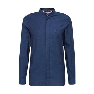 TOMMY HILFIGER Košeľa 'SLIM DOBBY MANDARIN SHIRT' indigo vyobraziť