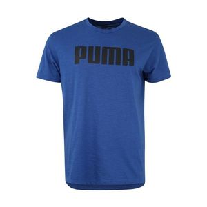 PUMA Funkčné tričko 'Graphic Tee' modré / čierna vyobraziť
