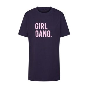 Merchcode Tričko 'Ladies Girl Gang Tee' námornícka modrá vyobraziť