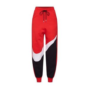 Nike Sportswear Nohavice červené / čierna / biela vyobraziť