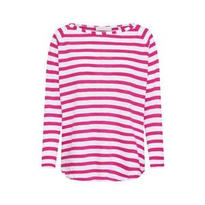 Rich & Royal Tričko 'Heavy Jersey Longsleeve striped' ružová vyobraziť