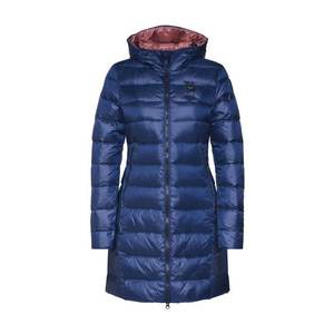 Blauer.USA Zimný kabát 'IMPERMEABILE LUNGHI IMBOTTITO PIUMA' modré vyobraziť