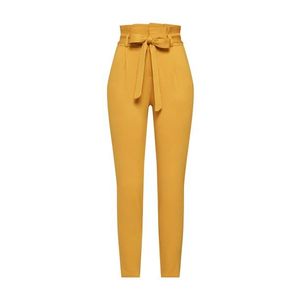 VERO MODA Plisované nohavice 'VMEVA' zlatá žltá vyobraziť