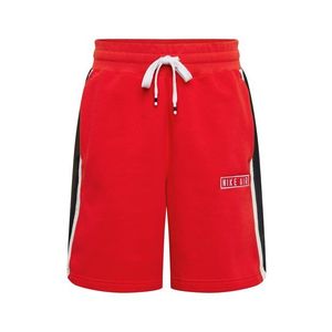 Nike Sportswear Nohavice 'AIR BB' červené / čierna vyobraziť