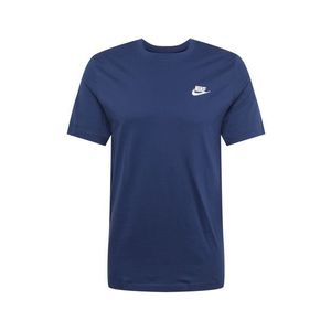 Nike Sportswear Tričko 'Club Tee' námornícka modrá / biela vyobraziť