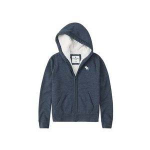 Abercrombie & Fitch Tepláková bunda '(F-E) BTS19-JUL2 DTC SHERPA FZ 3CC' námornícka modrá vyobraziť