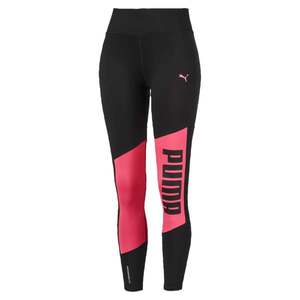 PUMA Športové nohavice ružová / čierna vyobraziť
