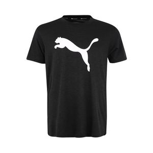 PUMA Funkčné tričko 'Heather Cat' biela / čierna vyobraziť