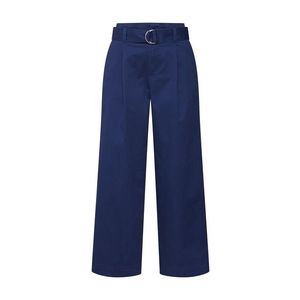 GAP Plisované nohavice 'V-HI-RISE BELTED WIDE LEG' námornícka modrá vyobraziť