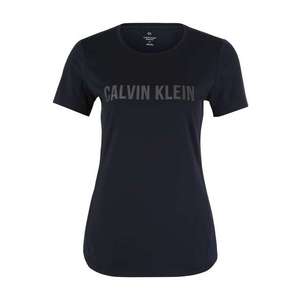 Calvin Klein Performance Funkčné tričko 'LOGO SHORT SLEEVE TEE' námornícka modrá vyobraziť