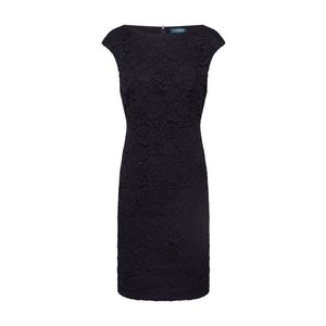 Lauren Ralph Lauren Kokteilové šaty 'CITHYA-CAP' čierna vyobraziť