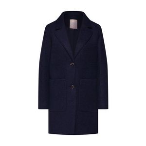 EDC BY ESPRIT Prechodný kabát 'Knitted Wool' námornícka modrá vyobraziť