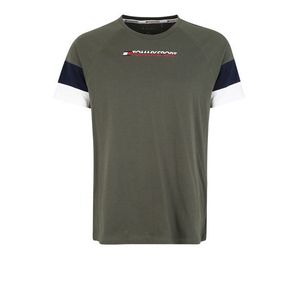 Tommy Sport Funkčné tričko tmavozelená vyobraziť
