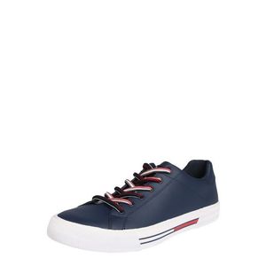 Tommy Jeans Nízke tenisky 'ESSENTIAL TOMMY JEANS SNEAKER' tmavomodrá / biela vyobraziť