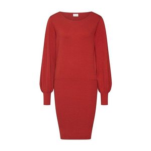 VILA Pletené šaty 'Visti' červené vyobraziť